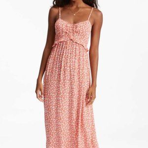 Billabong Rebel Heart Slip Dress in Rose Clay, Size XS
